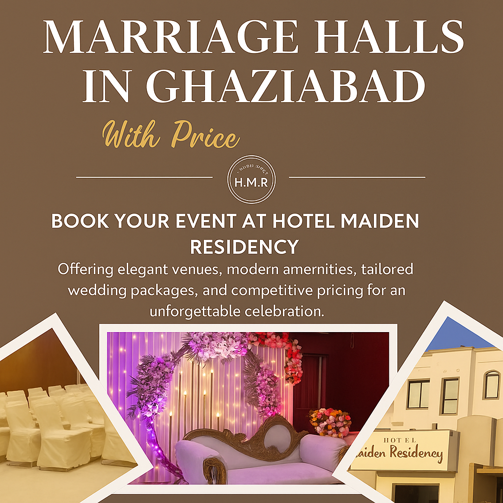 Luxury Marriage Halls in Ghaziabad with Price: Dream Venues Made Real